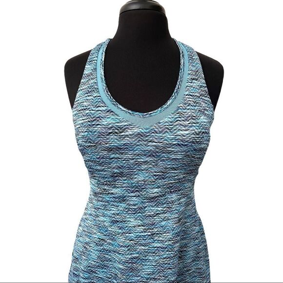 MPG Sport Teal Racerback Fit And Flare Dress Sz S - Picture 4 of 15